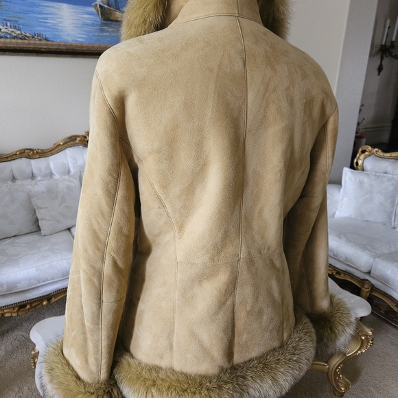 Dinno Gallucci -   Lamb leather & Fox fur Coat - Picture 3 of 5